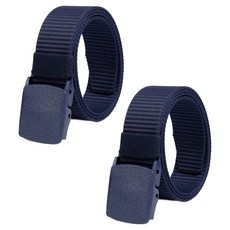 와이홉 캐주얼 작업복 아웃도어 벨트, 네이비, 2개