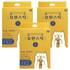 펫츠굿츠 묘한스틱 고양이 간식 30p, 연어 게살, 450g, 3개