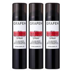 그라펜 제주 해수 메가 홀드 헤어 스프레이, 250ml, 3개