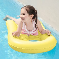 AttiRabbit 兒童海洋戲水衝浪泳圈, 1個, 黃色