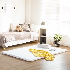 GRAND REST 基本款記憶棉薄墊, 5cm, 白色