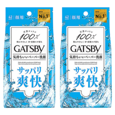 GATSBy 涼感濕紙巾 涼爽型, 1入, 2包