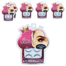 lashtoc 第2季免膠水一秒假睫毛, 甜美, 6個