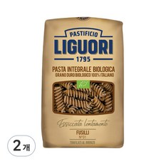 리구오리 유기농 통밀 푸실리, 500g, 2개