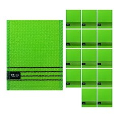 Songwol 松月 鑽石搓澡巾 50, 淺綠色, 3套