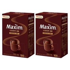 맥심 아라비카100 아메리카노 블랙, 900mg, 100개입, 2개