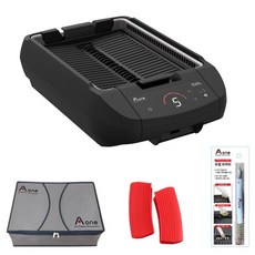 에이원그릴 프리미엄 국내생산 연기없는 듀얼 전기그릴, AOG-K200(블랙)