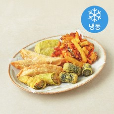 쿡생 떡볶이프렌즈 5종 모듬튀김 세트 420g (냉동), 1세트