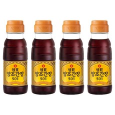 샘표 양조간장 501, 150ml, 4개