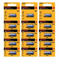코닥 맥스 23A MN21 12V 알카라인 건전지, 5개입, 3개