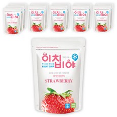 이치비야 동결건조 과일칩 딸기, 15g, 12개
