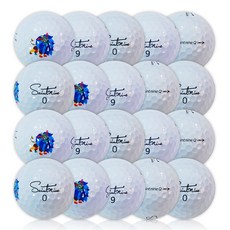 세인트나인 캐릭터 혼합 로스트볼 2등급, 펄화이트, 1개입, 20개