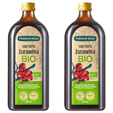 프리미엄로사 유기농 크랜베리 원액, 500ml, 2개