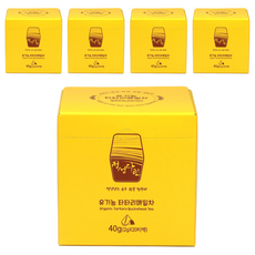 정성다린 유기농 타타리 메밀차 티백, 2g, 20개입, 5개