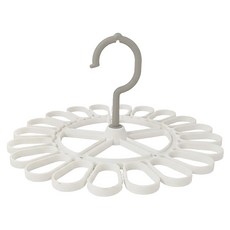 minono 米諾諾 360度旋轉曬襪架, 白色 + 灰色, 1個