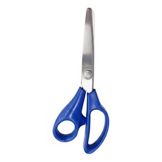 Life 徠福 LEAD 高級布樣剪刀 (鋸齒狀) PS-210, 藍色 + 銀色, 1支