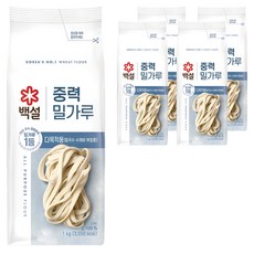CJ BEKSUL 白雪 中筋麵粉, 1kg, 5個