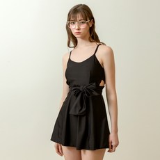 VENDIS 時尚連身比基尼海灘裝, 黑色