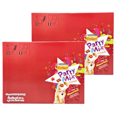 Friskies 喜躍 Party Mix 香酥餅 60g/包, 海洋鮮味, 炙燒烤肉, 經典原味, 雞肉派對, 繽紛起司, 480g, 2盒