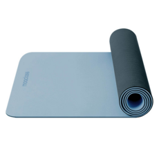 moaclass TPE 寬版瑜珈墊 8mm, 藍色