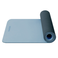 moaclass 防滑 TPE 瑜珈墊 6mm, 藍色