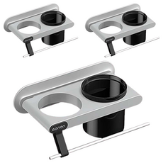 oenon 極緻無痕橫桿收納吹風機架, 時尚灰, 3個