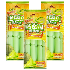 KUN SAKI 崑崎 好滋味哈密瓜風味棒 7支, 595ml, 3包