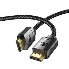 베이스어스 HDMI 2.1v UHD 8K 초고해상도 케이블, 1개, 0.5m