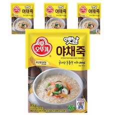 OTTOGI 不倒翁 蔬菜粥即食調理包, 4包, 85g