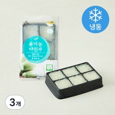 우리땅 유기농 인증 다진무 (냉동), 100g, 3개