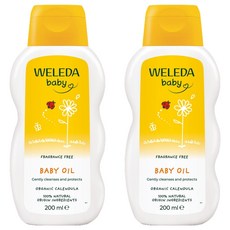 벨레다 카렌듈라 베이비 무향료 오일, 200ml, 2개