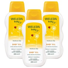 벨레다 카렌듈라 베이비 무향료 오일, 200ml, 3개