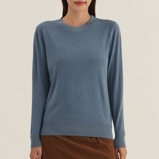 ELSSO 女款圓領基本款針織衫