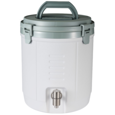 韓國 cosmos 露營不鏽鋼內膽保冷冰桶水壺, 白色, 1個, 8L