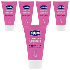 Chicco 乳頭滋養舒緩霜 30ml，含杏仁油、神經醯胺3、乳木果油，滋潤修護, 5條