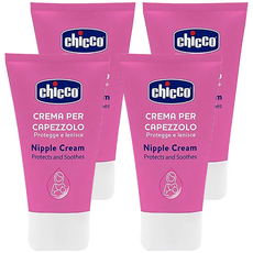 Chicco 乳頭滋養舒緩霜 30ml，含杏仁油、神經醯胺3、乳木果油，滋潤修護, 4條
