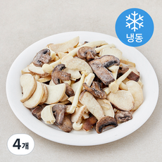 로스트 혼합버섯 (냉동), 4개, 500g