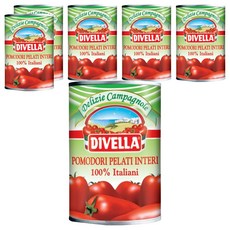 디벨라 홀토마토 통조림, 400g, 6개