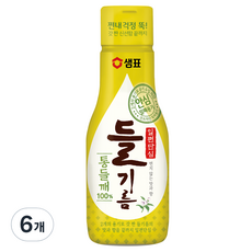 샘표 일편단심 통들깨 들기름, 200ml, 6개