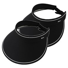 小麥購物 遮陽帽 E172 75g 2個, 時尚黑