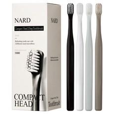 나드 컴팩트 2단계 미세모 칫솔, 16개입, 1개