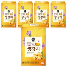 우리차 도라지생강차, 14g, 40개입, 5개
