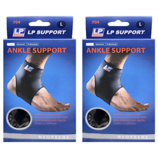 標準型踝部護套 704, 黑色, 2個