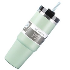 Water Hama 大容量不鏽鋼保溫保冷隨行杯, 1個, 890ml, 薄荷綠