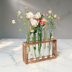 Join Made 原木圓筒花瓶 水耕栽培, 混合色