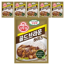 OTTOGI 不倒翁 黃金韓式燴飯醬調理包, 80g, 6個