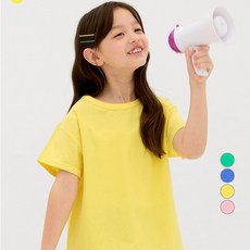 unifriend 兒童假兩件五分袖純棉短袖T恤