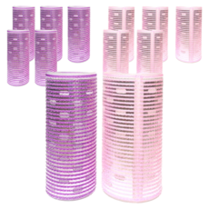 그레이거 히팅 구르프 4cm + 5cm, 퍼플, 베이비핑크, 6세트