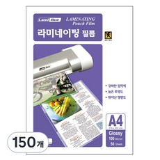 라미에이스 보급형 코팅필름 100MIC, 150개, A4