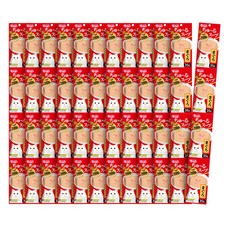 챠오츄르 고양이 짜먹는 간식, 참치, 35g, 48개